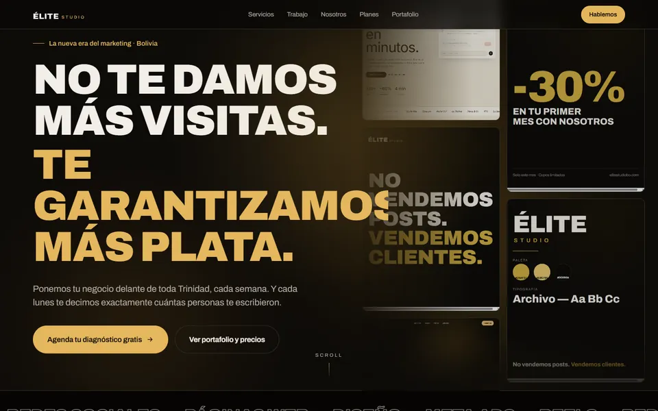 Página web de Élite Studio